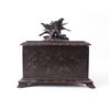 Image 7 : 19th Century Carved Black Forest Cigar Humidor Box