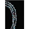 Image 4 : Navajo Multi Strand Turquoise & Sterling Necklace