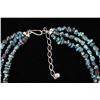 Image 5 : Navajo Multi Strand Turquoise & Sterling Necklace