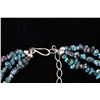 Image 6 : Navajo Multi Strand Turquoise & Sterling Necklace