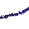 Image 12 : Russian Faceted Cobalt Glass Trade Bead Necklaces