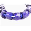Image 14 : Russian Faceted Cobalt Glass Trade Bead Necklaces