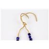 Image 3 : Russian Faceted Cobalt Glass Trade Bead Necklaces