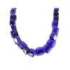 Image 4 : Russian Faceted Cobalt Glass Trade Bead Necklaces