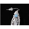 Image 3 : Navajo T&R Singer Sterling & Turquoise Earrings