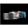 Image 5 : Navajo Sterling & Kingman Turquoise Bracelet