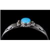 Image 6 : Navajo Sterling & Kingman Turquoise Bracelet