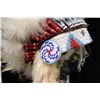 Image 16 : Crow Beaded Feather Headdress w/ Feather Trailer