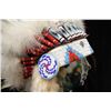 Image 17 : Crow Beaded Feather Headdress w/ Feather Trailer