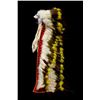 Image 4 : Crow Beaded Feather Headdress w/ Feather Trailer