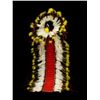 Image 6 : Crow Beaded Feather Headdress w/ Feather Trailer