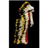 Image 7 : Crow Beaded Feather Headdress w/ Feather Trailer