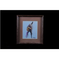 Mitchell, Freeman (1950-2007) Native Man Gouache