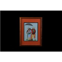 H. Pratt (1941- ) Archie Blackowl & Wife Portrait