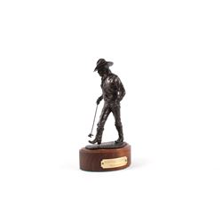 Limited Mark Rains Montana Cowboy Bronze Sculpture