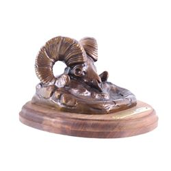 C.A. Beil  Banff Bighorn  Bronze Sculpture