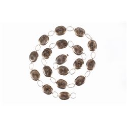 Navajo Sterling Silver Concho Belt c. 1940's