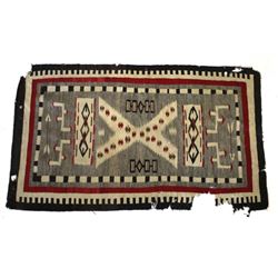 Old Crystal Trading Post Wool Rug c. 1890-1900