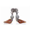 Image 1 : Crockett & Ranalde Tooled Spurs & Leather Straps