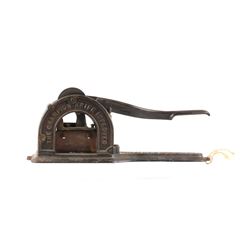 Enterprise MFG Co. Tobacco Cutter Circa 1875