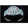 Image 2 : Navajo Petite Point Kingman Turquoise Bracelet