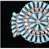 Image 4 : Navajo Petite Point Kingman Turquoise Bracelet