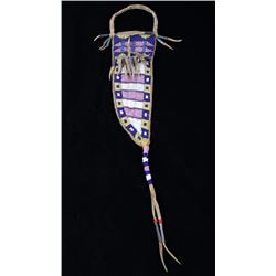 Northern Cheyenne Fully Top Beaded Knife Sheath