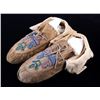 Image 2 : Santee Sioux Beaded Moccasins c. 1930-1940