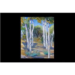 Original Oil Cook Lake Wyoming Tom Waugh 2000