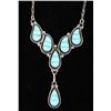 Image 1 : Zuni Sleeping Beauty Turquoise Mosaic Necklace