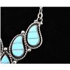 Image 5 : Zuni Sleeping Beauty Turquoise Mosaic Necklace