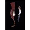 Image 1 : Custom Mark Horvat Antler Handle Knife & Scabbard