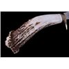 Image 5 : Custom Mark Horvat Antler Handle Knife & Scabbard