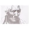 Image 6 : Framed Original Etching of Elderly Indian Man