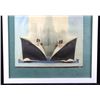 Image 4 : Cunard White Star Framed Advertising Banner