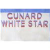 Image 6 : Cunard White Star Framed Advertising Banner
