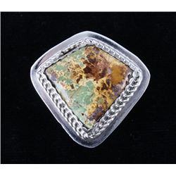 Navajo Cerrillos Turquoise & Sterling Silver Ring