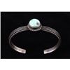 Image 5 : Navajo W Dawes Royston Turquoise Sterling Bracelet