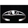 Image 3 : Navajo Precious Opal Sterling Silver Bracelet