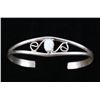 Image 6 : Navajo Precious Opal Sterling Silver Bracelet