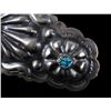 Image 7 : Navajo Sterling & Kingman Turquoise Hair Clip