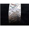 Image 5 : Navajo Raymond Begay Chip Inlay Silver Bracelet