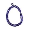 Image 3 : Russian Cobalt & Garnet Glass Trade Bead Necklaces