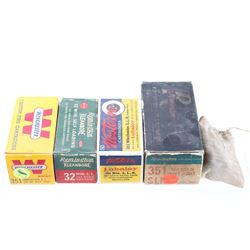 Collection of Vintage 351 & .32 Win Ammunition