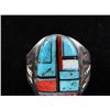 Image 2 : Navajo Mosaic Inlay Sterling Silver Ring