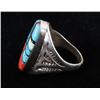 Image 4 : Navajo Mosaic Inlay Sterling Silver Ring