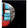 Image 8 : Navajo Mosaic Inlay Sterling Silver Ring