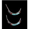 Image 10 : Navajo Sterling Silver Mosaic Earring Collection