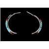 Image 11 : Navajo Sterling Silver Mosaic Earring Collection