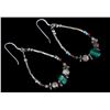 Image 20 : Navajo Sterling Silver Mosaic Earring Collection